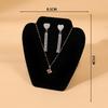 Portrait Model Showcase Rack Display Board Jewelry Display Board  Earrings Necklace Set Display