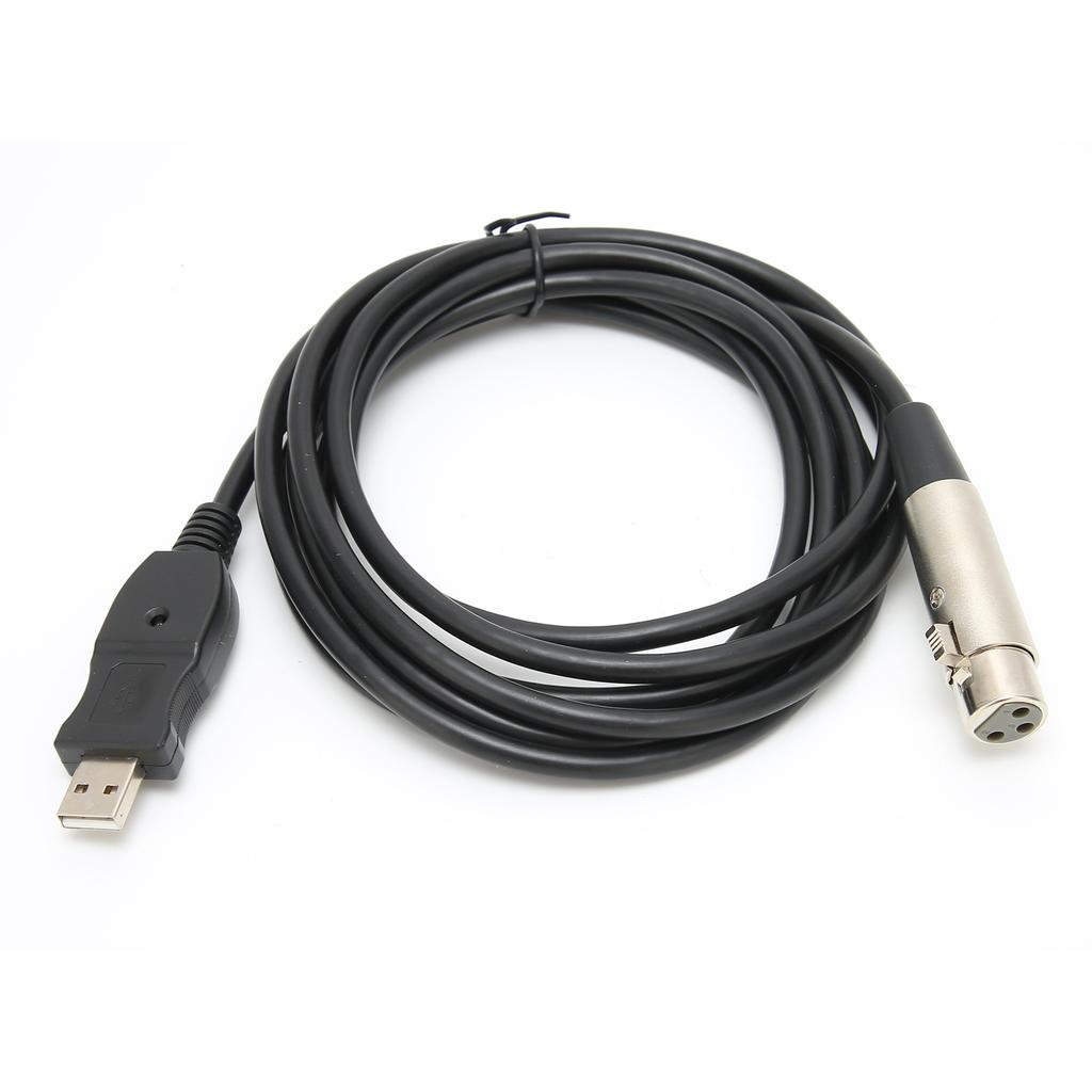 Адаптерный кабель USB (папа) - XLR (мама) 3 метра Студийный o Кабель Разъемы Кабели Адаптер для