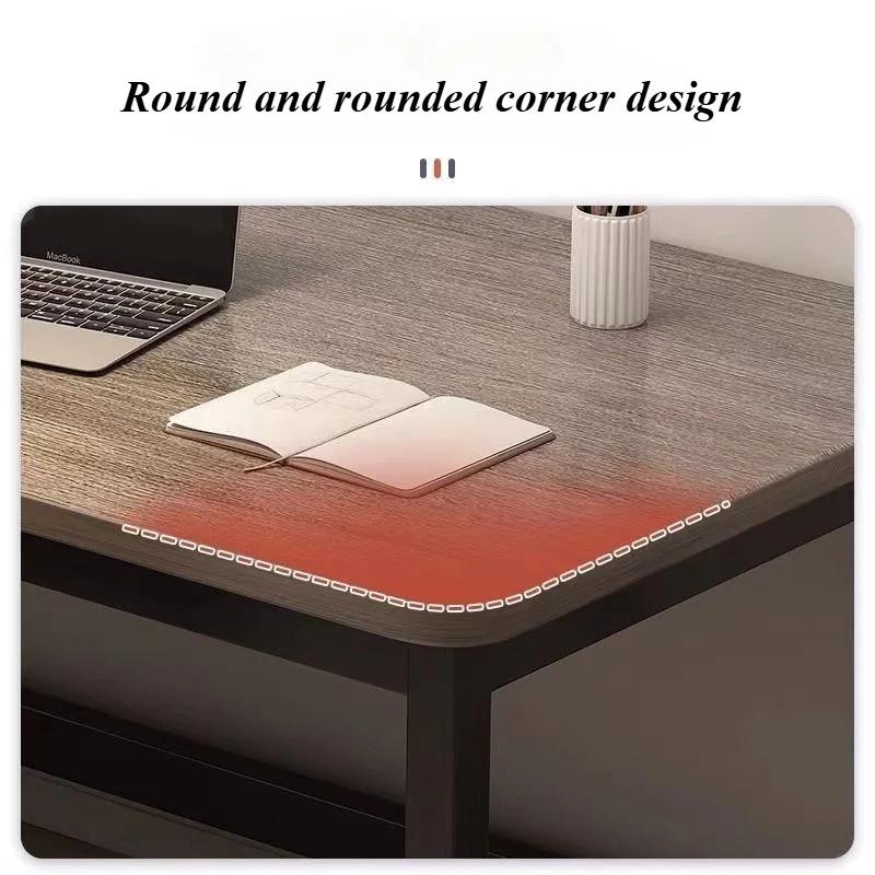 Складной компьютерный стол, стол из массива дерева, офисный стол, письменный стол для студента, 80/100 см, доступен в двух размерах: столы из ореха/дуба