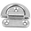 316 Stainless Steel Boat Folding Pad Eye Lashing D Ring Tie Down Cleat (4 Pcs 8mm)
