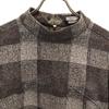 FOXEY NEW YORK made in Japan Check Pattern Short sleeve one piece 38 gray Women Used