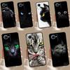 Черный кот Сверкающие глаза Для Realme GT5 GT Neo 6 9 10 11 12 Pro Plus C21Y C25s C30 C31 C33 C35 C51 C53 C55 C67 Чехол