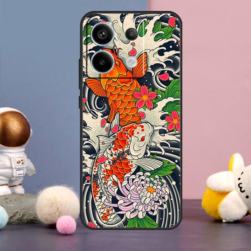 Чехол Ying Yang с рыбками Кои для Xiaomi Redmi Note 9 10 11 12 13 Pro Plus 12S 11S 10S 9S Remdi 12 13 C 9C 10C