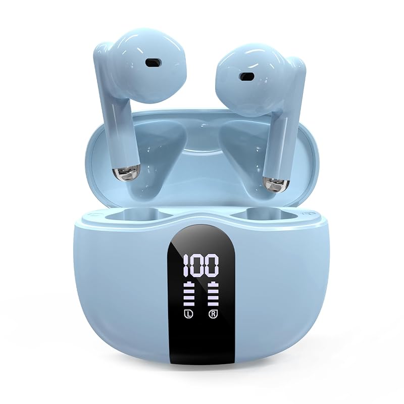 [High End , Clear Sound [Deep Bass] Wireless Earphones Bluetooth Earphones Bluetooth5.4 Earphones Hi-fi Sound Quality AAC Double Microphone ENC Noise