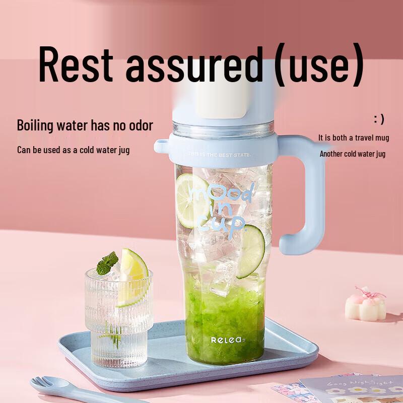 RELEA Tritan Dual-Drink Sports Water Bottle 1250ml