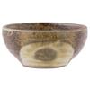Marui Seito Shigaraki Ware Hechimon Sake Cup, Approximately 6cm Diameter, Gray Circle Pattern, Brown, MR-3-4301