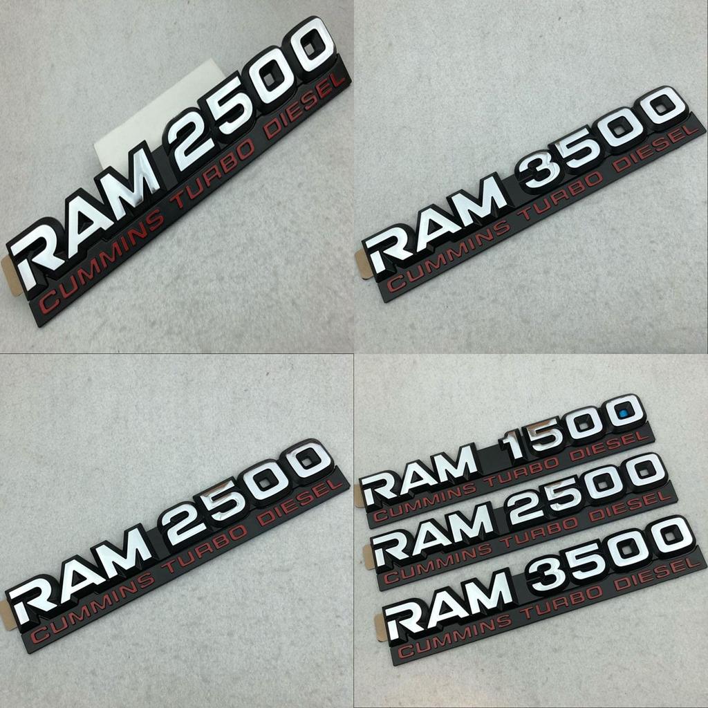 1500 Ram 2500 3500 Тяжелый пикап Автомобильная табличка Переоборудование пикапа Ram Автомобильная наклейка
