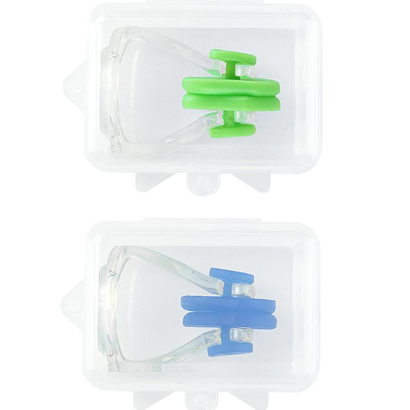 Плавательный зажим для носа многоразовый мягкий силиконовый водонепроницаемый носовые заглушки защита для детей взрослых начинающих серфинг дайвинг аксессуары