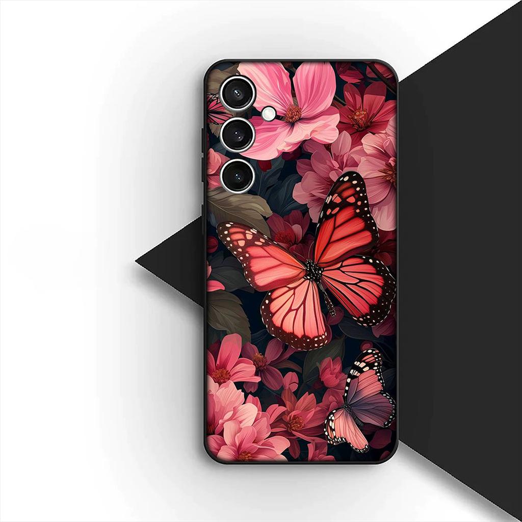 Soft Cover for Apple iPhone 17 Pro XS Max Air 6 7 8 Plus 5 + SE 2022 SE2 16E Casing Phone Case Poppy Flower Bloom Fashion