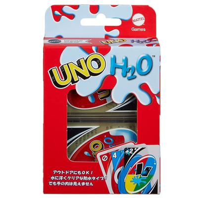 Mattel Games Водонепроницаемая карточная игра UNO H2O для использования на открытом воздухе для возраста 7 лет и старше, 2-10 игроков, (HMM00)