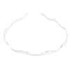 Women Metal Headband Geometry Wave Shape Hair Hoop Non-Slip Elastic Design Bang Hairband Hair Accessories