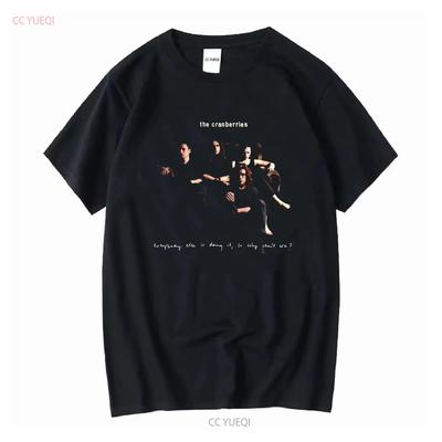 The Cranberries Базовая футболка для фанатов Черная S 2345XL Винтажная стирка Дышащая Повседневная Унисекс Стильная дизайнерская одежда