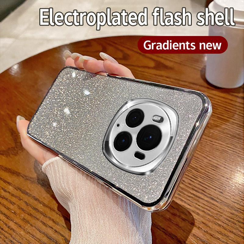 Чехол для Honor Magic6 Pro Чехол для телефона Honor BVL-AN16 с блестящим покрытием, силиконовый объектив камеры, мягкая задняя крышка