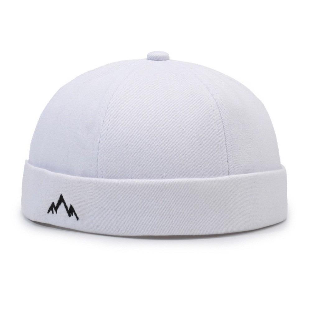 Solid Color Brimless Hat Breathable Hip Hop Hats Fashion Landlord Hat  Unisex