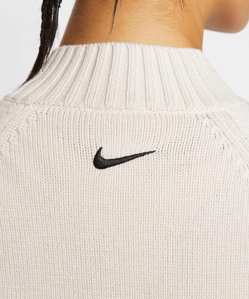 NIKE Sportswear Tight Graphic Full-Zip Sweater W - Chalk:Black / If4414-104