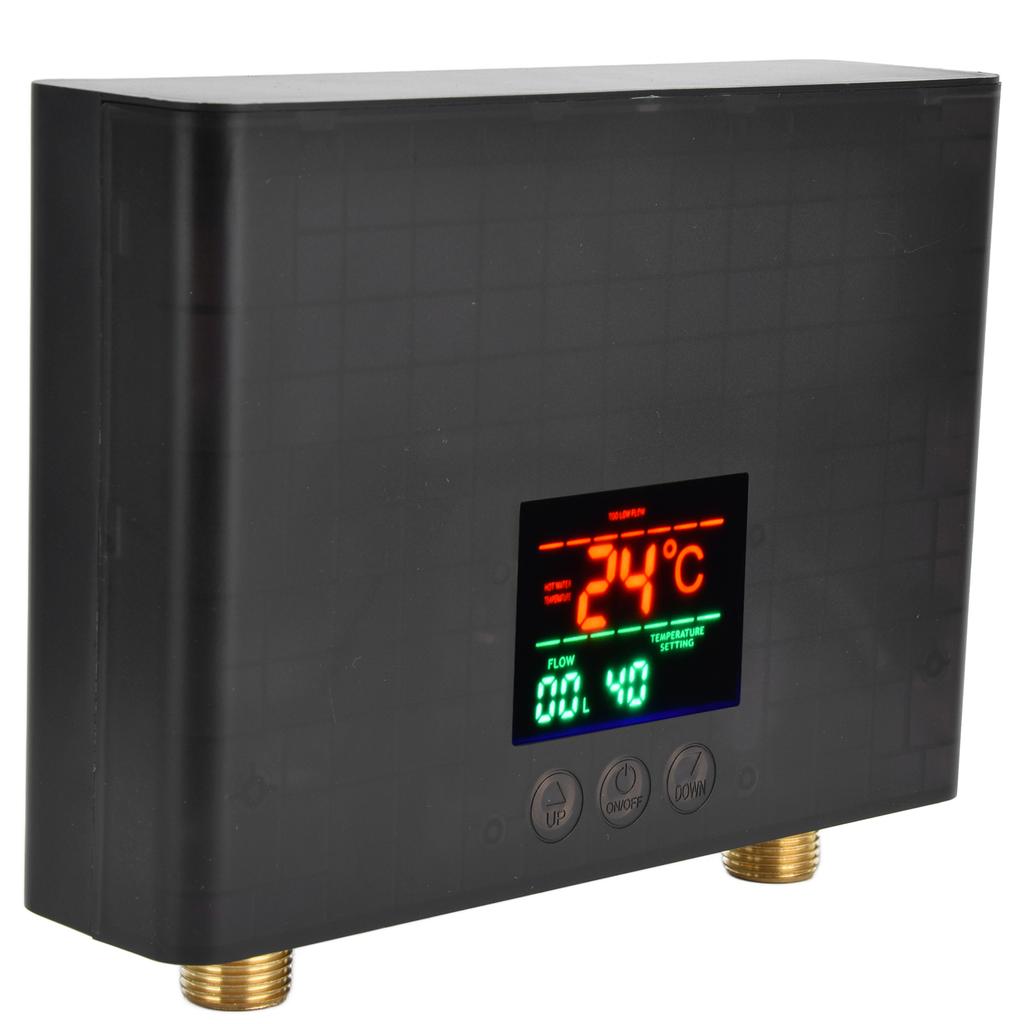 5500 Вт проточный электрический водонагреватель с сенсорной панелью дистанционного управления для кухни и ванной комнаты