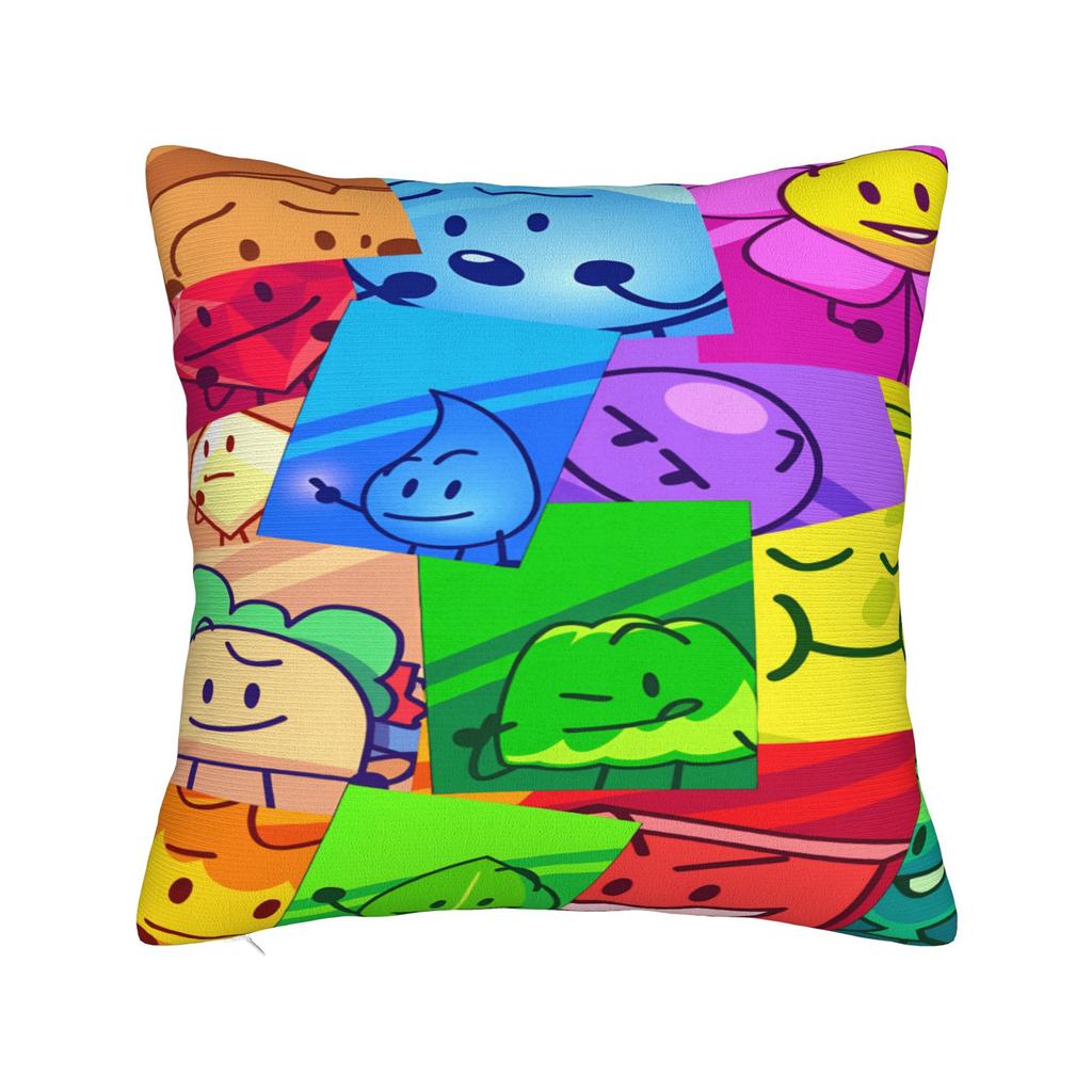 Чехол на подушку с мультяшным принтом BFDI Новинка Мягкие наволочки для дивана спальни Домашний декор