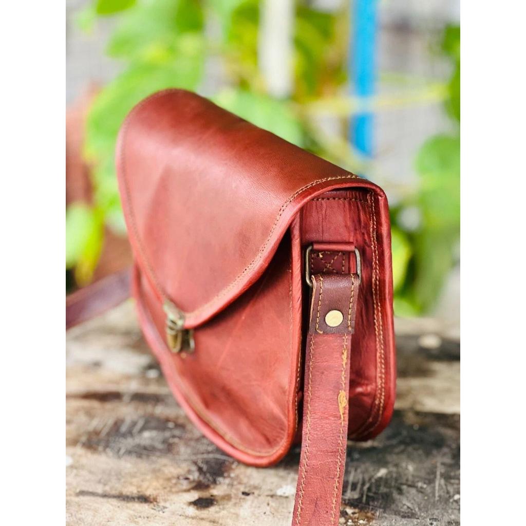 Новая оригинальная женская винтажная сумка-мессенджер из козьей кожи, сумка-тоут на плечо в стиле хиппи