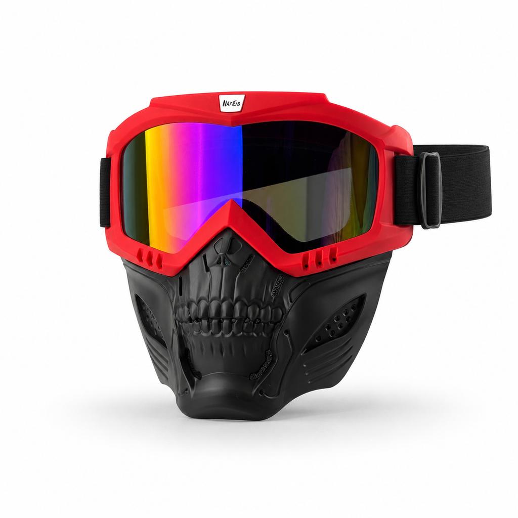 Adjustable Breathable Motocross Mask Wind‑Dust‑Proof Helmet Compatible Goggles for Desert Skiing Cycling Outdoor Sports2