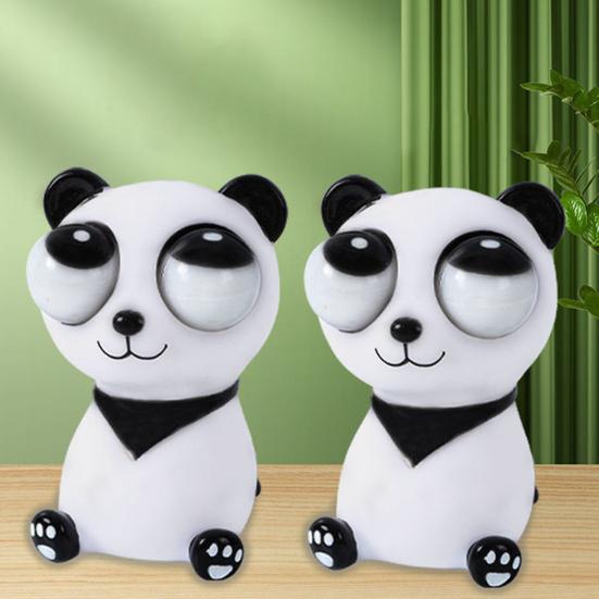 Портативная игрушка-панда, мягкая игрушка TPR, популярные милые животные, непоседа