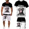Summer Pitbull Rottweiler Dog 3D Printed Men Funny T-shirt/Shorts/Suits Men's Tracksuit Set  Graphic Tees Short Pants Outw