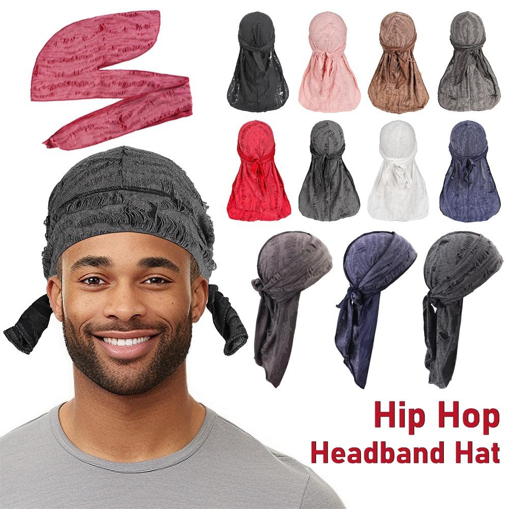 Бандана Durag Hip Hop Vintage Велосипедный Головной Платок Модная Пиратская Кепка Унисекс