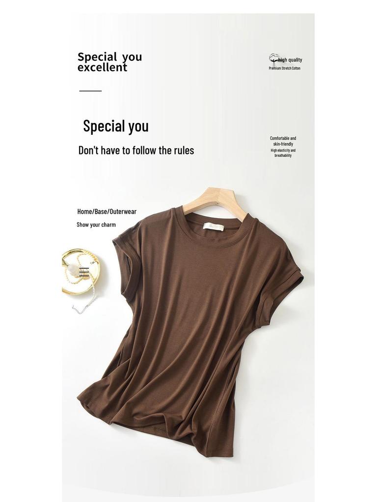 Новый шикарный топ с рукавами «летучая мышь» в корейском стиле