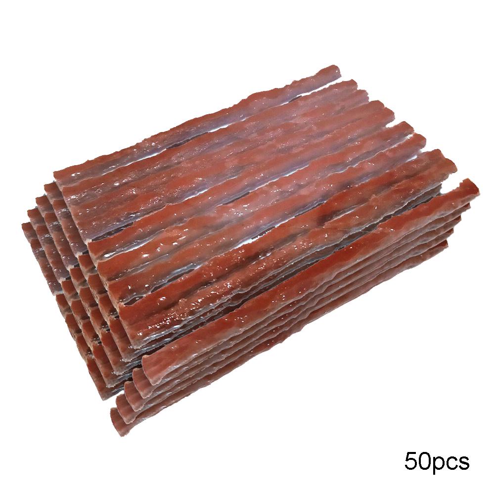 50 шт. Автомобиль Мотоцикл Бескамерная Шина Колесо Прокол Ремонт Резиновая Уплотнительная Лента KTY