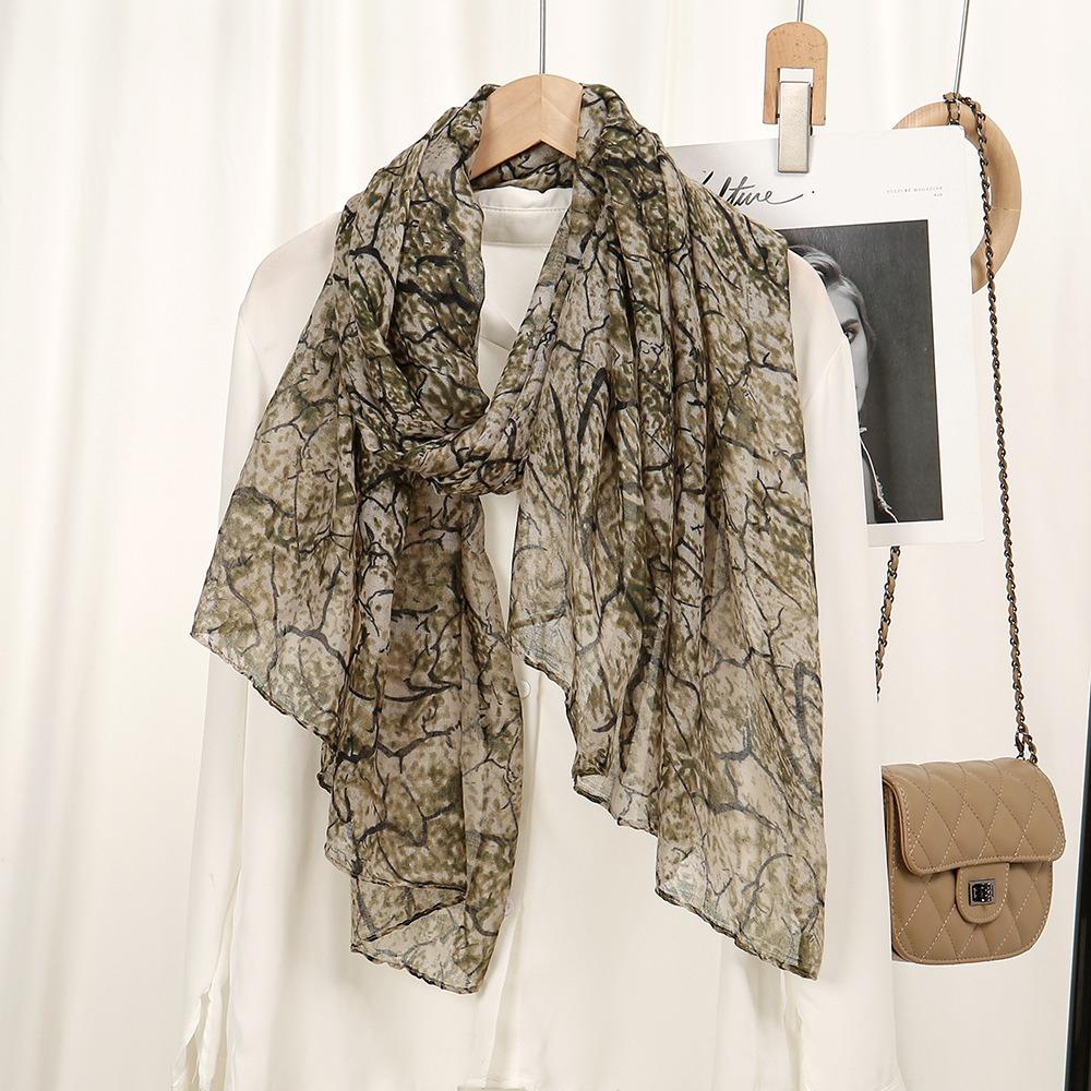 Elegant Solid Shawls Large Luxury Wrap Headscarf Fashion Organza Silk Scarf For Women Hijab