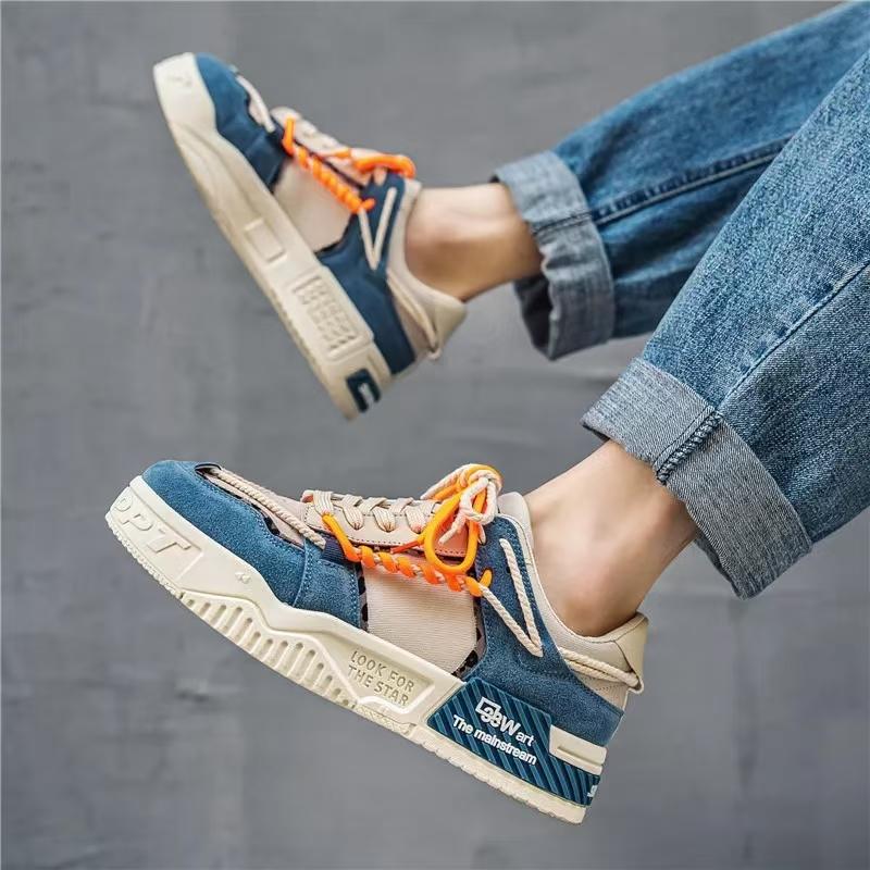 Модные мужские кроссовки, повседневная мода, дышащая обувь для скейтбординга для мужчин, удобная вулканизированная обувь на платформе, спортивная обувь для активного отдыха