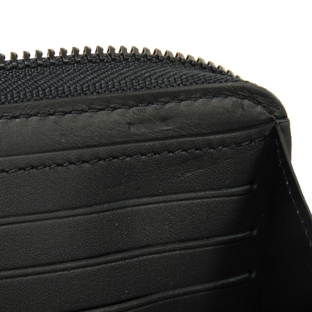 Used 12564 Zippy Wallet Horizontal M80334 7940 Current Model Black Zip Around RFID LV Aerogram Noir Men's from Japan