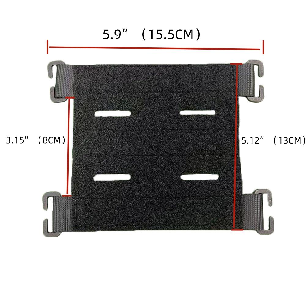 Nylon Tactical Patches Board Molles Patches Panel Display Holder for Backpack Hunting Mini Patches Board Strip Molle Accessories