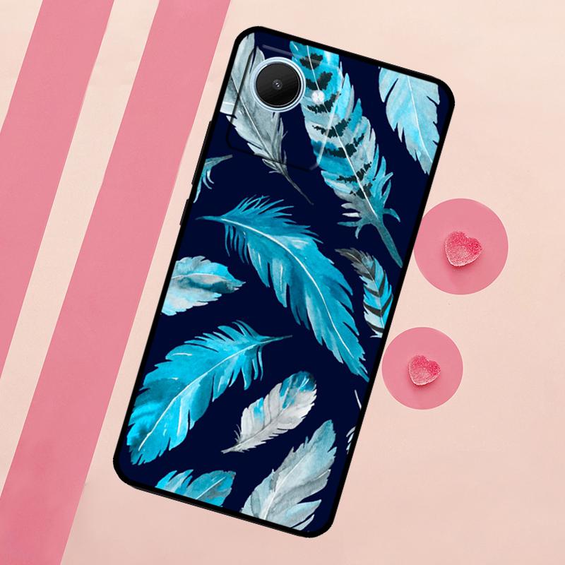 Чехол Feather для Realme 10 11 12 13 14 Pro Plus C55 C71 C75 C67 C63 C61 C53 C35 C65 GT6 GT7 15 Pro