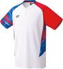 Рубашка с коротким рукавом Game Shirt белая S [Yonex] (Подходящий стиль) Мужской (011)