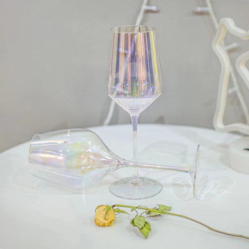 Креативные цветные хрустальные стеклянные стаканы, стеклянные стаканы для вина, бокалы для шампанского, набор бокалов для вина, оригинальные коктейльные бокалы, бокал для спиртных напитков