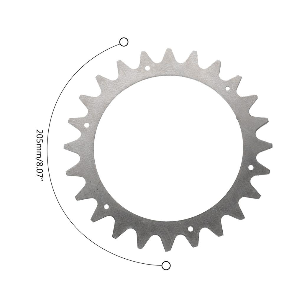 Stainless Steel Slip Resistant Wheel Provides Outstanding Grip and Stability for Worx Landroid S/M Grass Cutting Robot