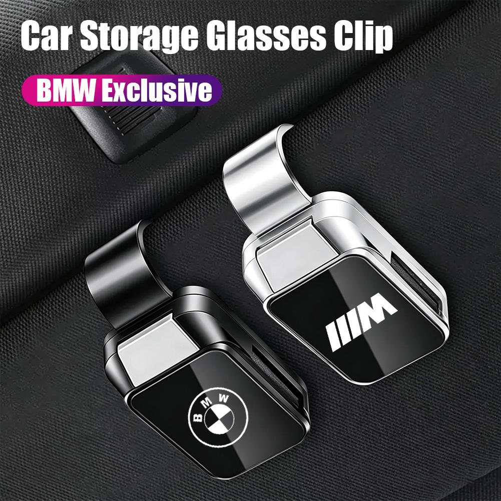 1Pcs Car Glasses Clip Sunglasses Holders Car Accessories For BMW G80 G06 G07 G42 G14 G15 G16 F82 F20 F21 F83 M2 M3 M4 Stickers JLBFS1