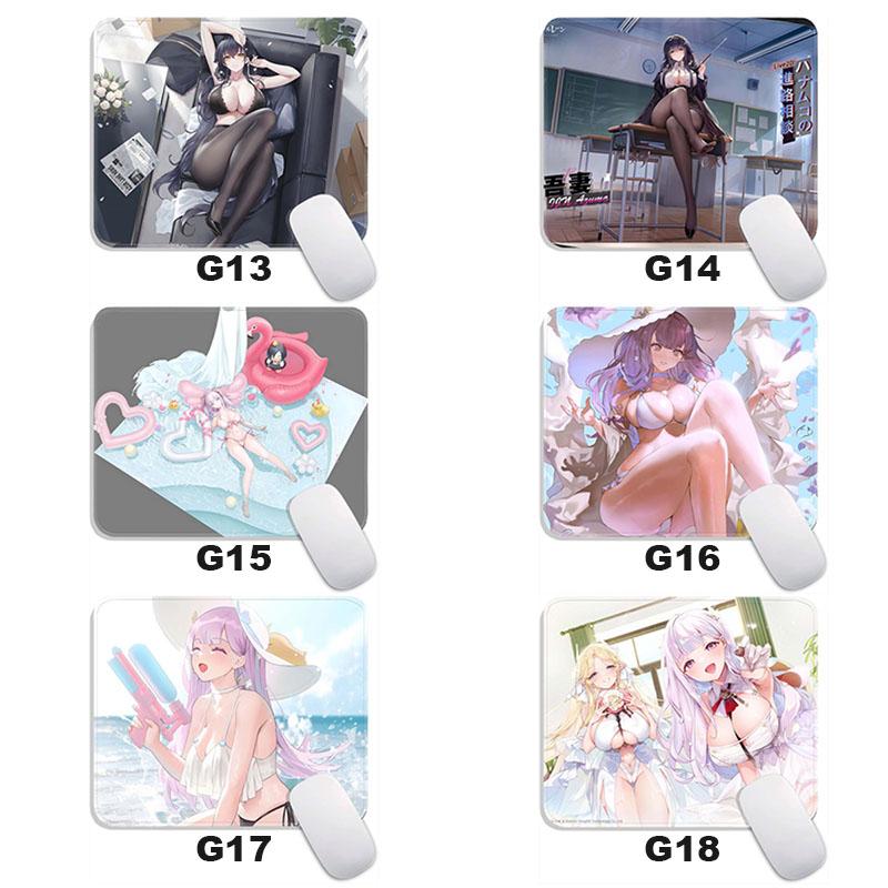 Стандартная игровая поверхность для мыши Аниме Azur Lane Ульрих Эльзас Азума Маленькая игровая поверхность для мыши Дорожная подкладка для мыши Плимут Нескользящие офисные коврики для мыши