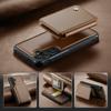 For Samsung Galaxy S25+ Case JEEHOOD J05 Leather Mobile Cover with Detachable Magnetic Card Bag