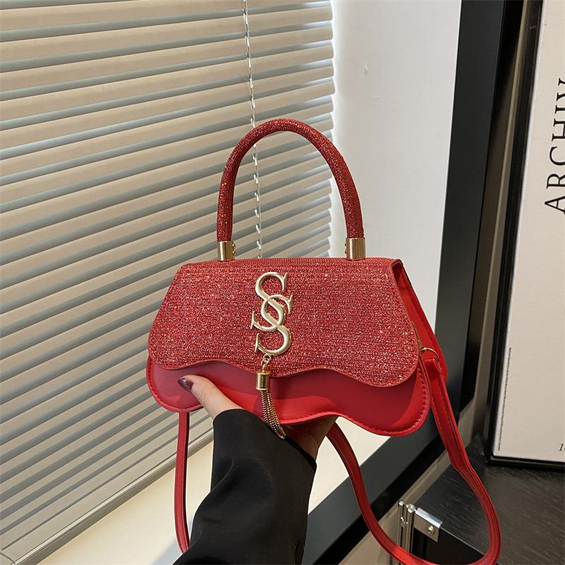 Тренд ретро дизайн чувство весна новая мода популярная сумка через плечо мессенджер текстура портативная маленькая квадратная сумка женщины