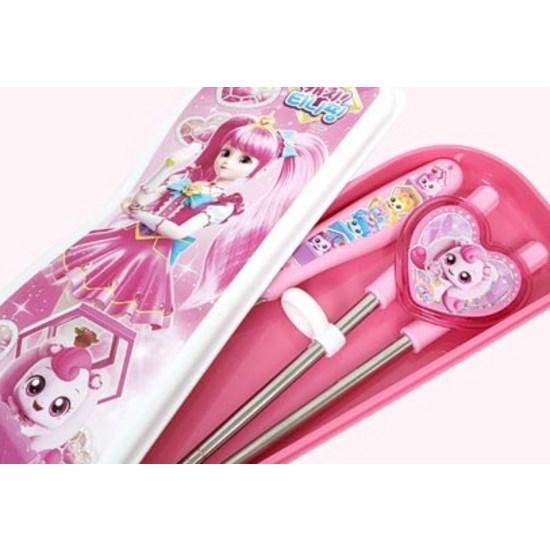 Leburn Domestic Catch Tiniping 2 Spoon Two-Handed Correction Chopsticks Set, a Popular Character In Korea
