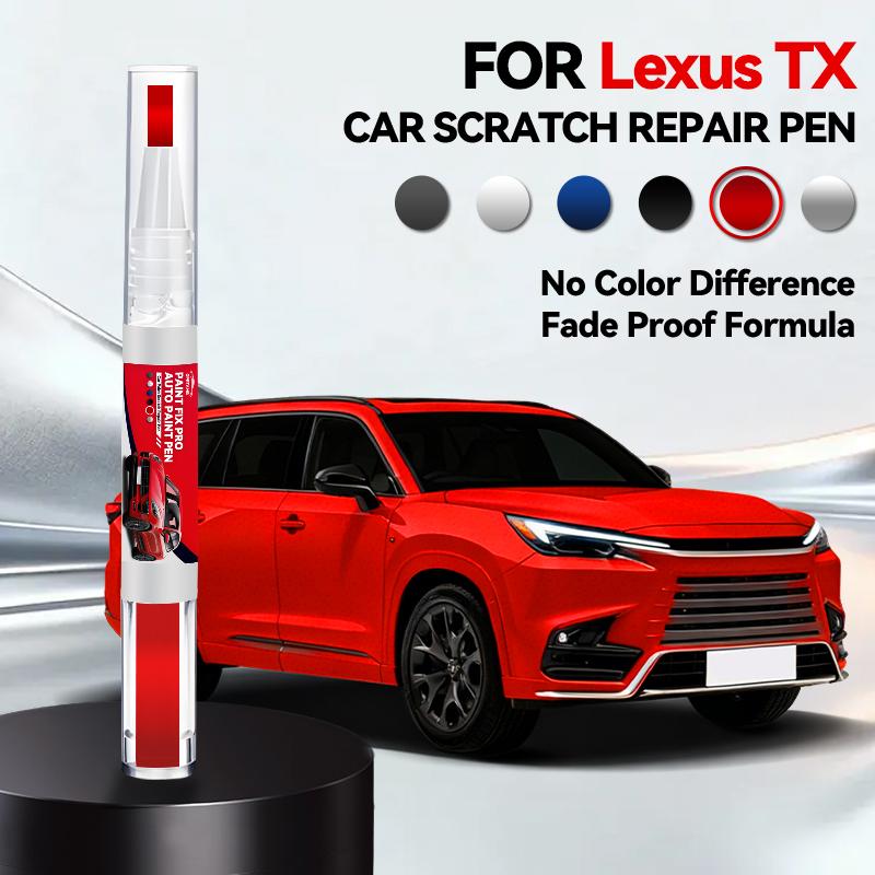 Car Paint Repair Pen For Lexus TX Paint Scratch Repair Accessories Silver 1J7 Gray 1L1 Red 3R1 White 089 Blue Caviar 223