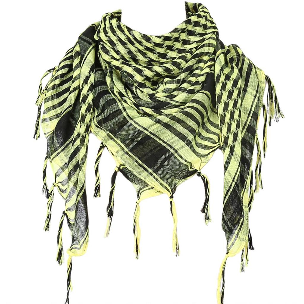 Стильный шарф Шемаг, бахрома, клетчатая арабская шаль для мужчин и женщин, мусульман, пылезащитный головной убор, пустынный шейный платок