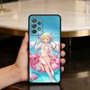 Чехол-бампер из мягкого силикона черного цвета для телефона Samsung Galaxy A73, A72, A71, A70, A53, A52, A51 с изображением из игры Needy Girl Overload