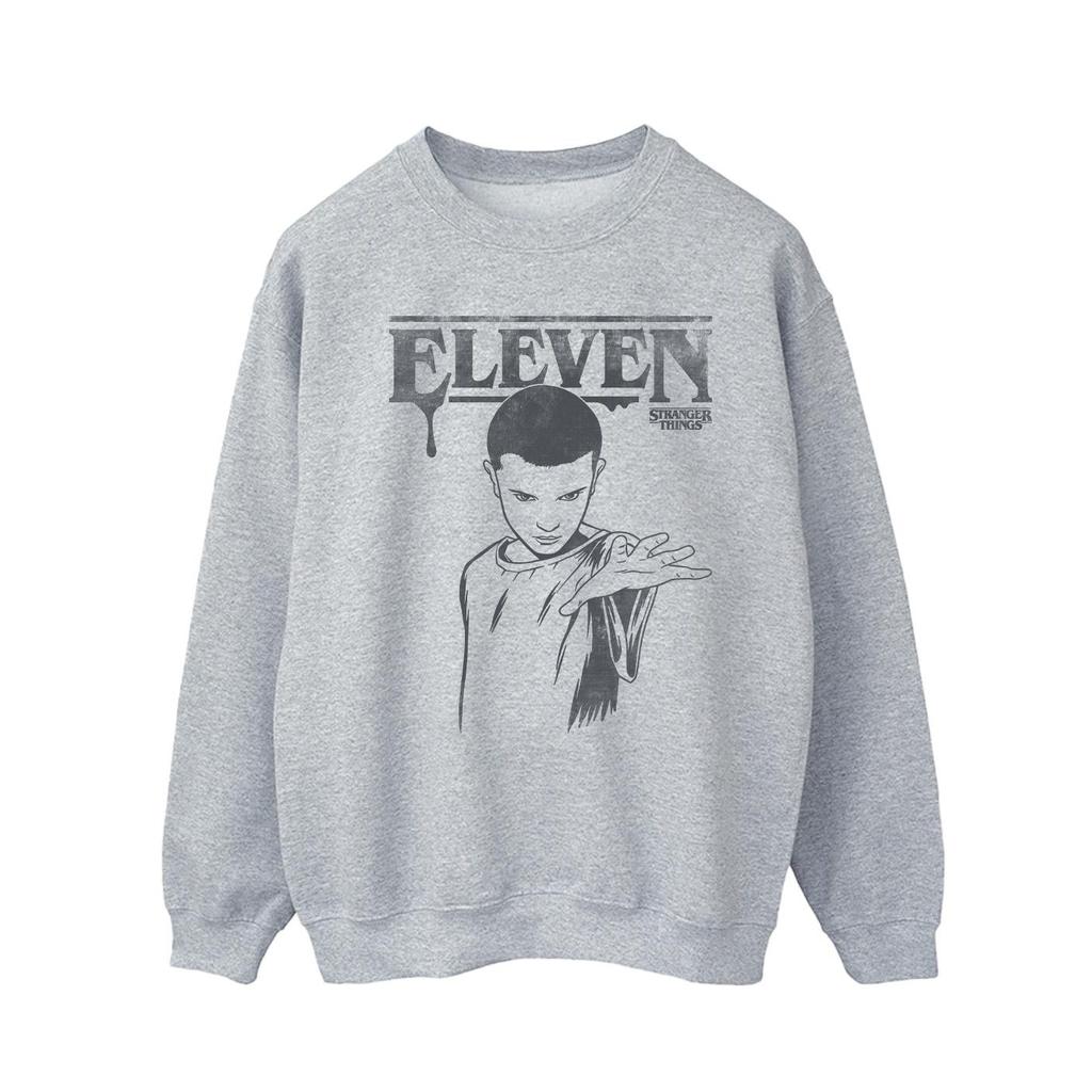 Netflix Mens Stranger Things Dark Eleven Sweatshirt