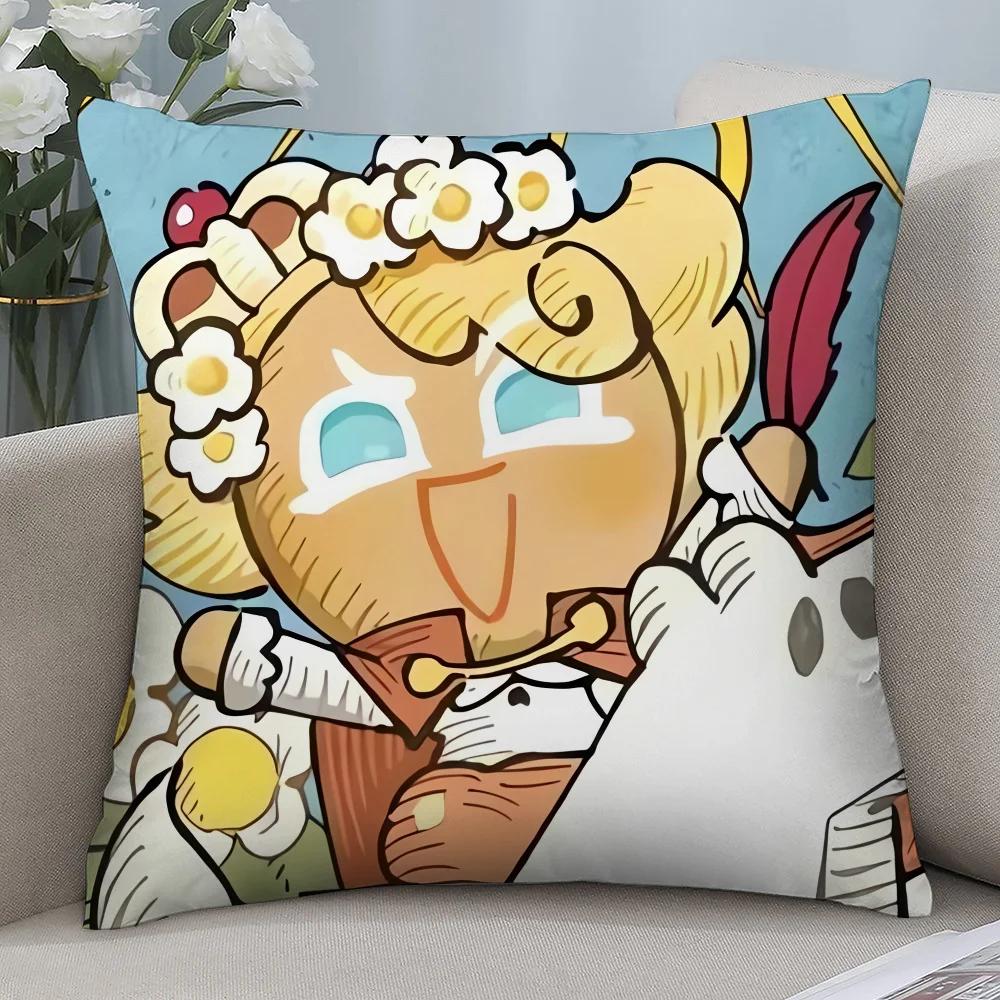 Игра C-Cookie Run Kingdom Наволочка Короткий Плюш Наволочки Диван Декоративный Подарок Дом Печать Наволочка для Подушки