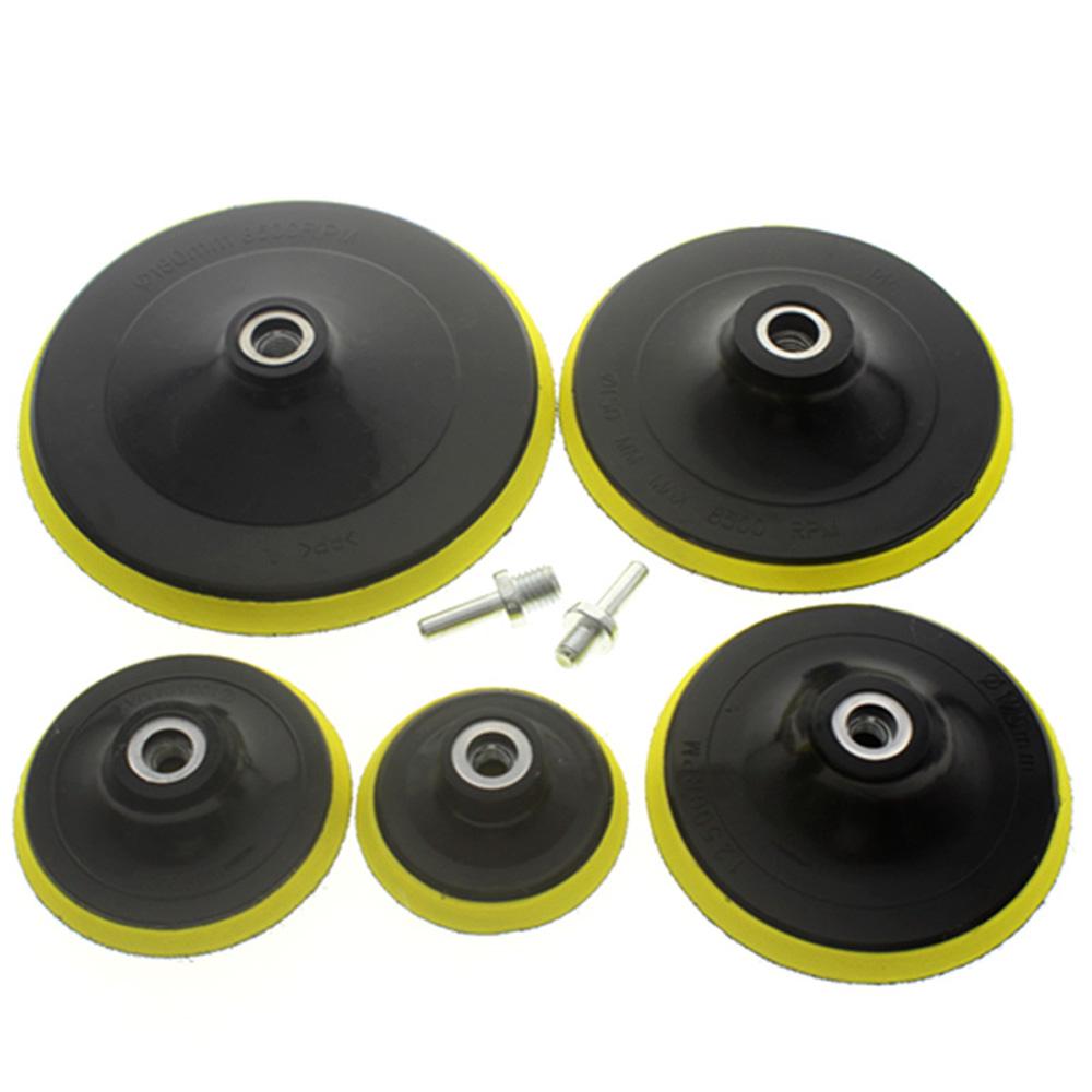 3/4/5/6/7-дюймовый флокированный шлифовальный диск самоклеящийся и стержень для дрели наждачная бумага клейкий шлифовальный диск уход за автомобильной краской полировальная подушечка