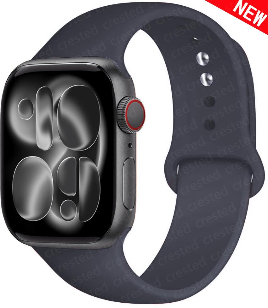 Силиконовый ремешок Для Apple Watch 11 band 44mm 40mm 49mm 45mm 41mm 38 46mm 42mm correa bracelet iWatch series 9 8 7 6 SE ultra 2 3