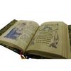 Зеленая Книга Дизайн из Искусственной Кожи Сложная Компоновка Информация о Заклинаниях Коллекция Цветных Иллюстраций Заколдованная Книга Теней Домашнее Снабжение