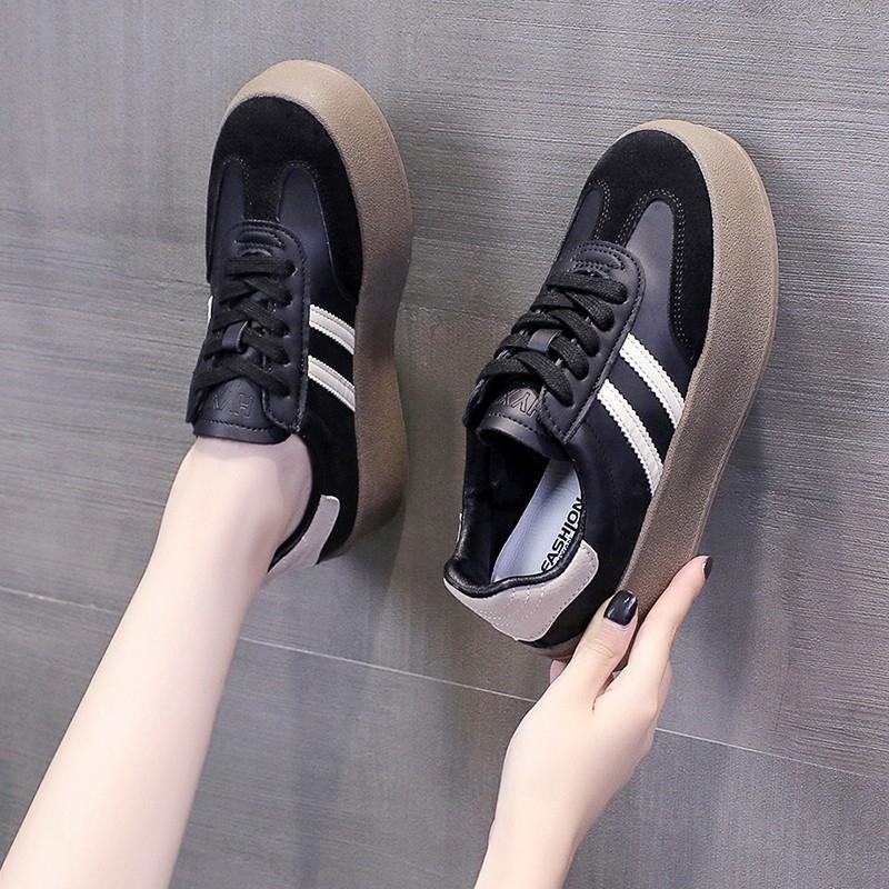 Women's New Fashion Round Toe Designer Sneakers for Women Summer Flat Non-slip Outdoor Shopping Office Ladies Sports Shoes